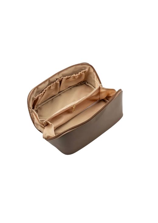 Bow 19 Beauty Bag Taupe