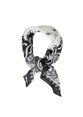 Bow 19 Paisley Scarf Black