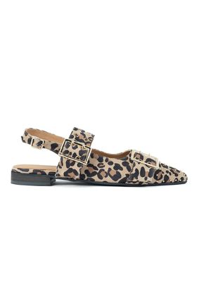 Babouche Soya | Slingback Leopard