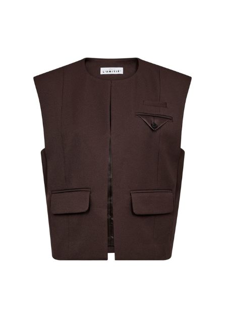Haute L’Amitié Premiere Box Waistcoat Mocca Haute L’Amitié Premiere Box Waistcoat Mocca