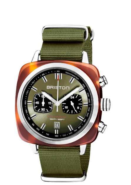 Briston Clubmaster Sport Chrono Vert olive