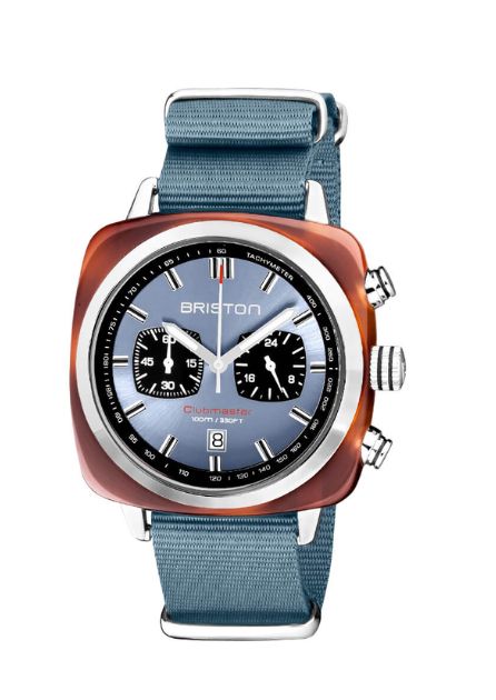 Briston Clubmaster Sport Chrono Bleu Glacier