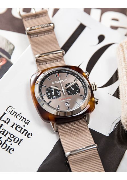 Briston Clubmaster Sport Chrono Gris Taupe