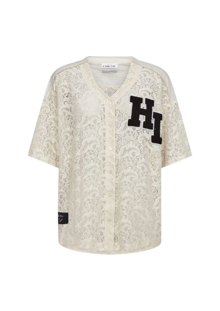 Haute L’Amitié Court Lace Tee Pearl