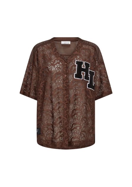 Haute L’Amitié Court Lace Tee Mocca