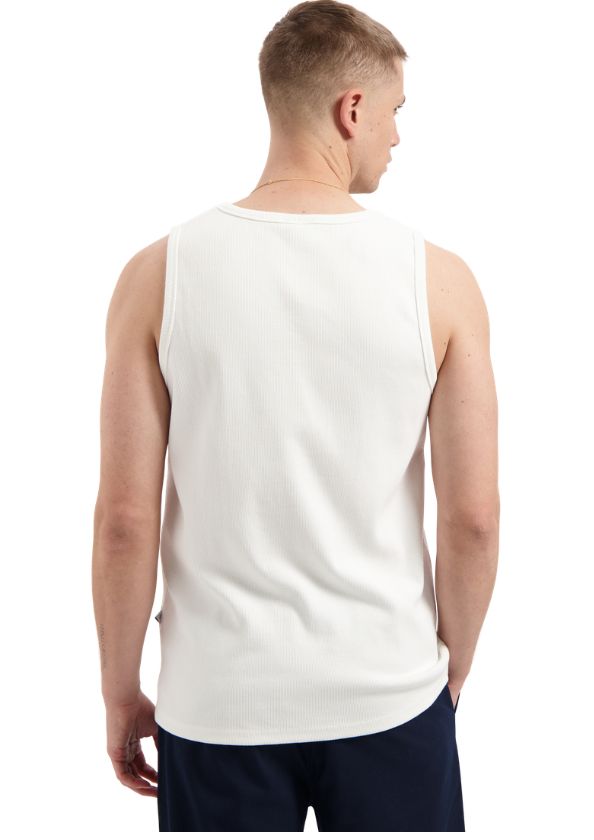 Law of the Sea Loop Ribbed tanktop Coconut Milk Law of the Sea Loop Ribbed tanktop Coconut Milk
