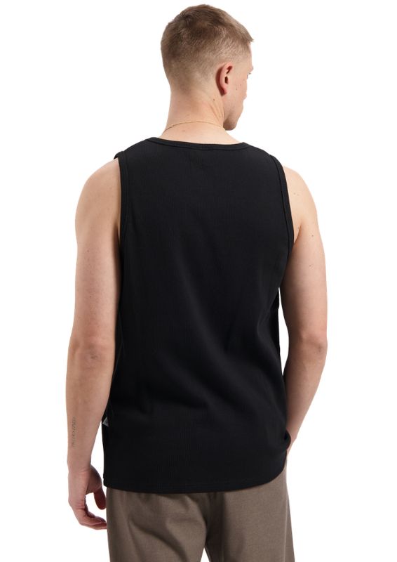 Law of the Sea Loop Ribbed tanktop Black