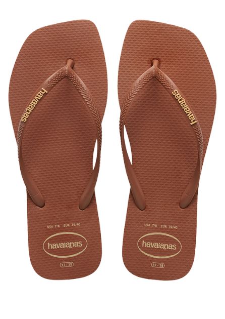 Havaianas Square logo pop up Rust