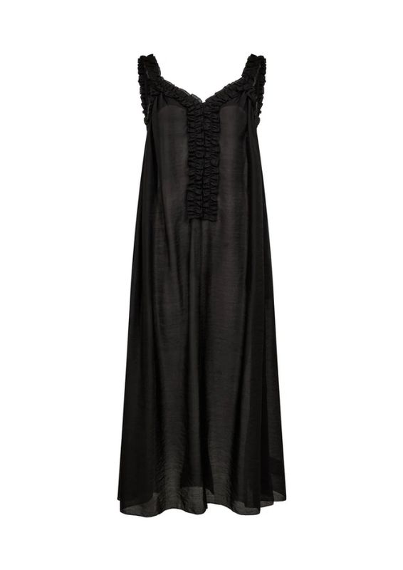 Haute L’Amitié Frida Frill Dress Black