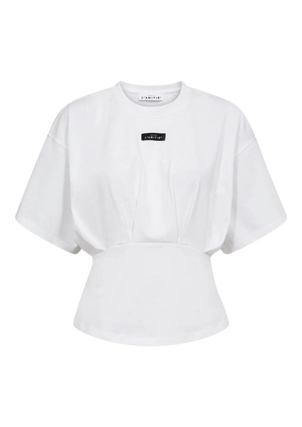 Haute L’Amitié Romie Pleat Tee White Haute L’Amitié Romie Pleat Tee White