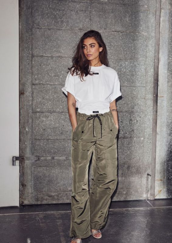 Haute L’Amitié Romie Pleat Tee White