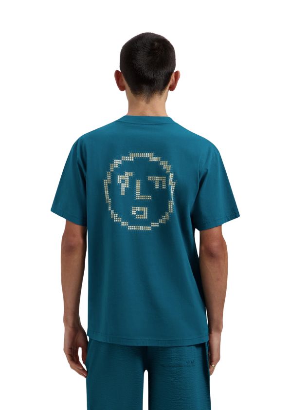 OLAF Dotted Face Tee Gulf Coast, Maat: S