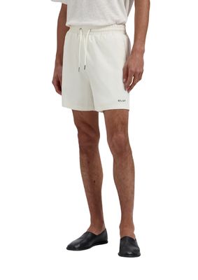 OLAF Texture Regular Swim Shorts Off White