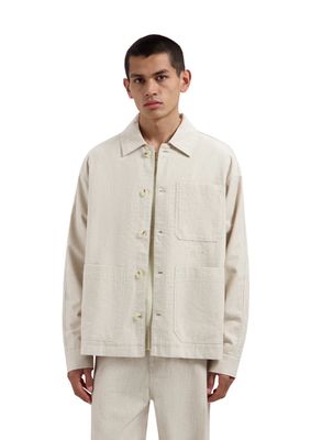 OLAF Linen Jacket Cement