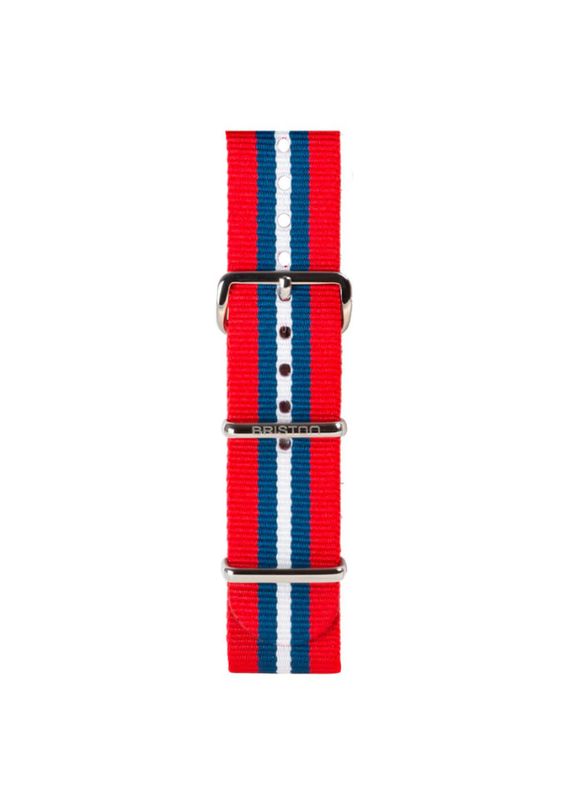 Briston Nato Strap Red Blue White