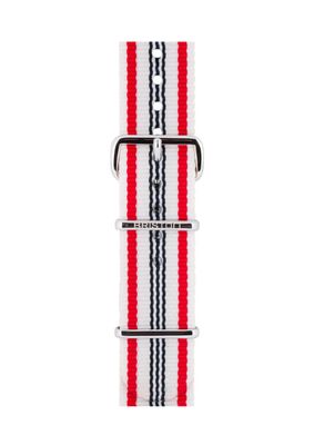 Briston Nato Strap Beige Red Blue
