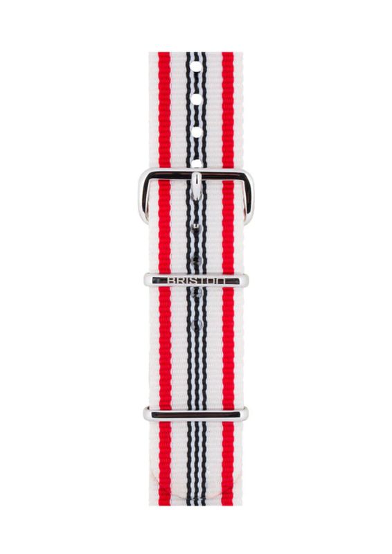 Briston Nato Strap Beige Red Blue
