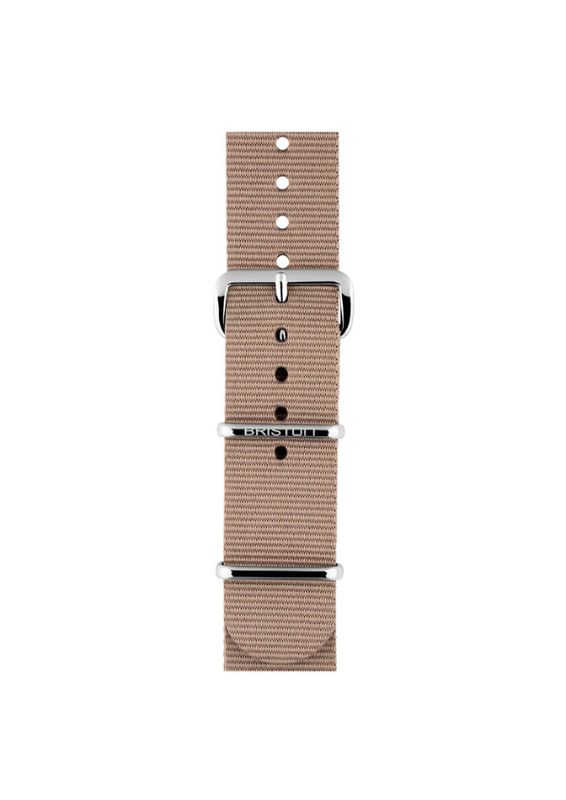 Briston Nato Strap Grey Taupe