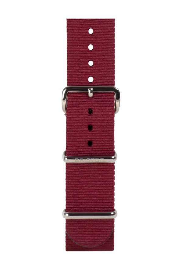 Briston Nato Strap Burgundy