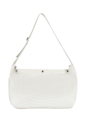 OLAF Stripe Newspaper Bag Off White OLAF Stripe Newspaper Bag Off White