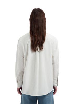 OLAF Stripe Oversized Shirt Off White Treehouse