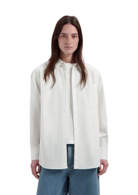 OLAF Stripe Oversized Shirt Off White Treehouse