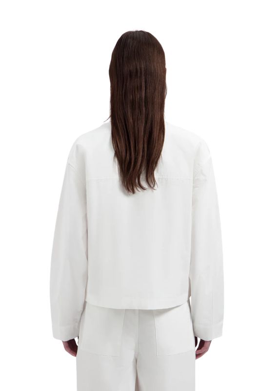 OLAF Retro Logo Boxy Shirt Optical White