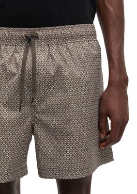 Samsoe Samsoe Moses swim shorts aop 14702 Brown Tile
