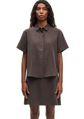 Samsoe Samsoe Mina ss shirt 14028 Mulch