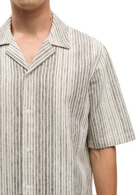 Samsoe Samsoe Oscar AX Shirt 14749 Brown st