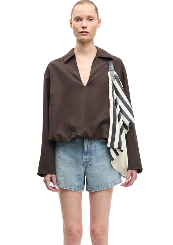 Samsoe Samsoe Sadaphne Shirt 15262 Mulch, Maat: XS