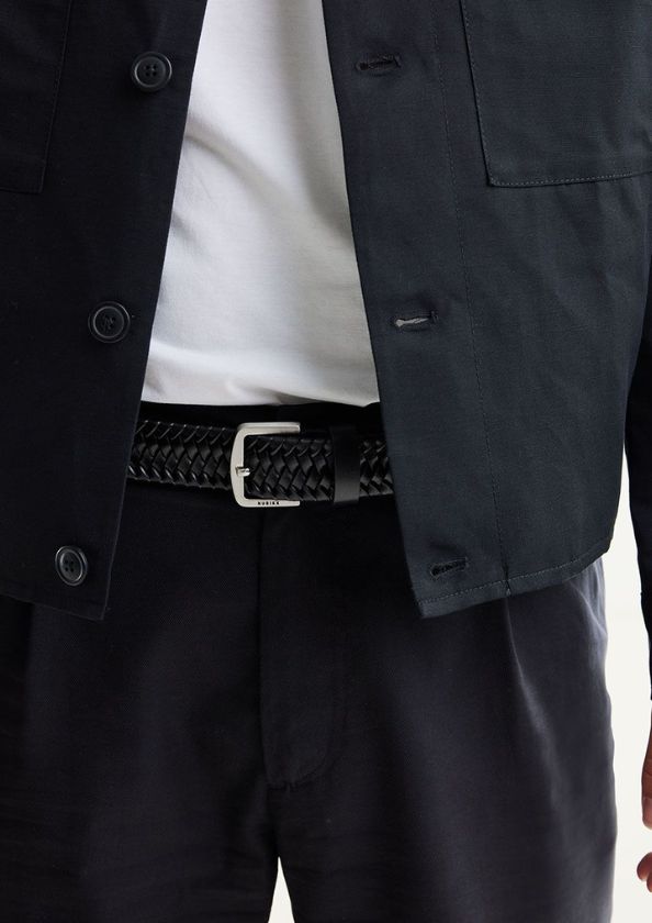 Nubikk Liam Belt Zwarte Leren Riem voor Heren Nubikk Liam Belt Zwarte Leren Riem voor Heren