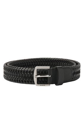 Nubikk Liam Belt Zwarte Leren Riem voor Heren