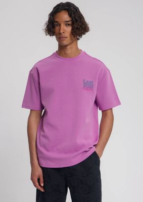 Law of the Sea Displace Artwork tee Mulberry