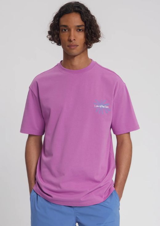 Law of the Sea Petals Artwork tee Mulberry