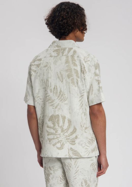 Law of the Sea Thalassa Jaquard shirt Tea
