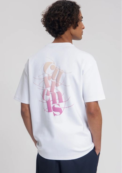 Law of the Sea Currents Artwork tee Bright White