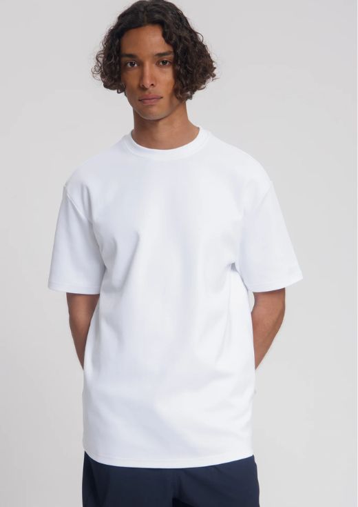 Law of the Sea Currents Artwork tee Bright White