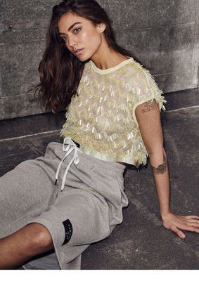 Haute L’Amitié Limone Crop Top Pale Yellow
