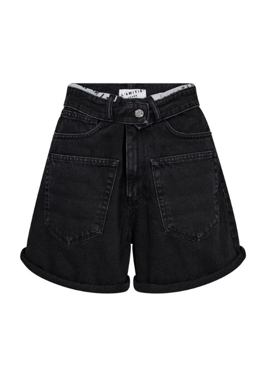 Haute L’Amitié Flip Waist Shorts Black