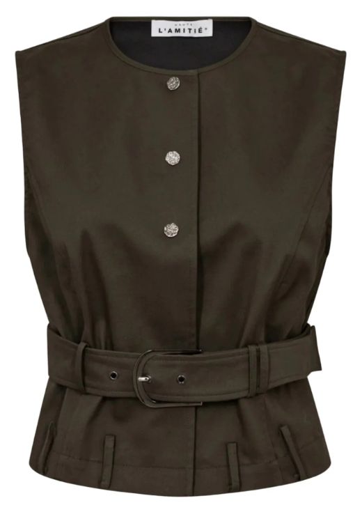 Haute L’Amitié Enya Belt Vest Army