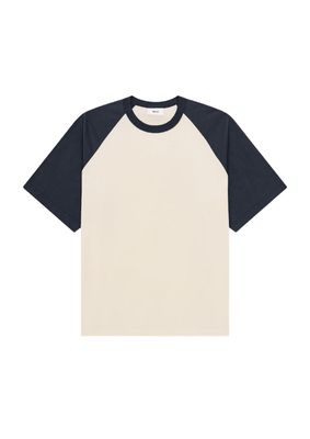 NN07 Regie SS Organic cotton tee Deep Navy