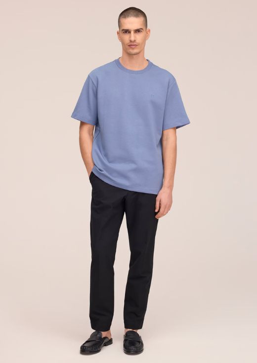 NN07 Nat Heavyweight tee Stone Blue