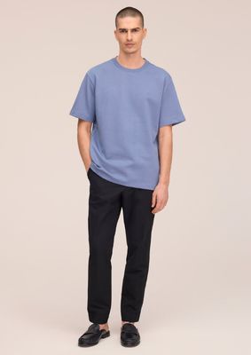 NN07 Nat Heavyweight tee Stone Blue