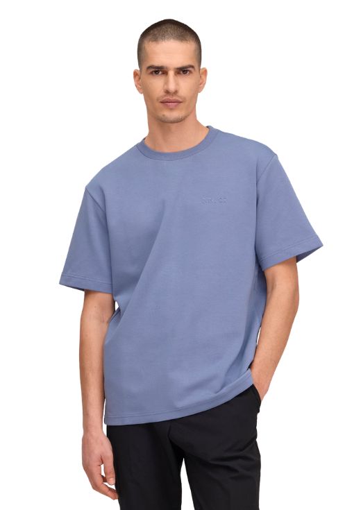 NN07 Nat Heavyweight tee Stone Blue