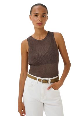 Gestuz SilviGZ Top Deep Brown Metallic