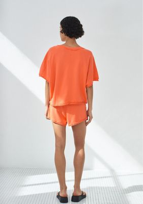 American Vintage Vibtown dames t-shirt vintage Coral