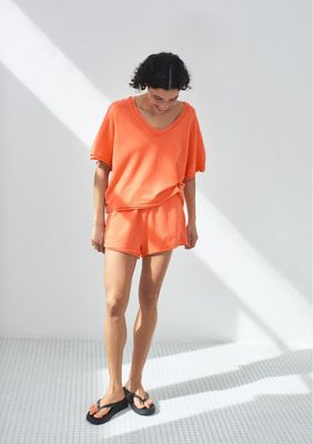 American Vintage Vibtown dames t-shirt vintage Coral