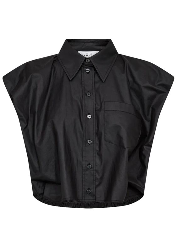 Haute L’Amitié Dinnie NS Coated Shirt Black