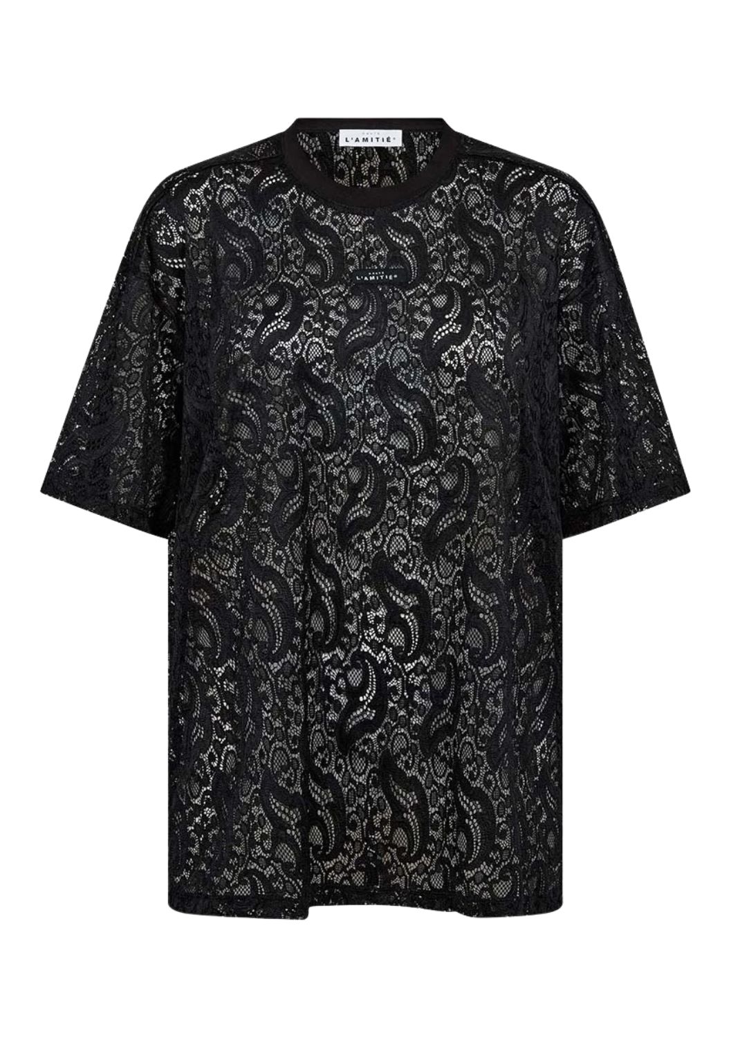 Haute L’Amitié Summer Lace Loose Tee, Maat: XS